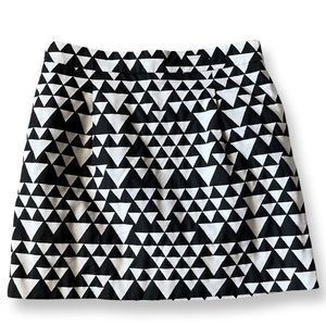 J.Crew Mini Skirt - Black and White - Size 4